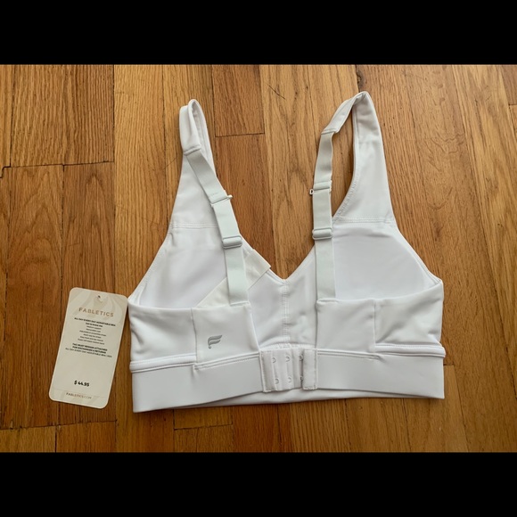 FableticsAll Day Every Day Adjustable Bra XS White - Picture 4 of 4